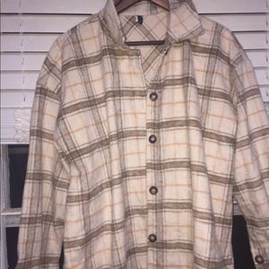 Zaful Flannel Jacket Large